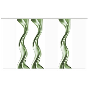 HOME Wohnideen Schiebevorhang   ¦ grün ¦ Synthetik ¦ Maße (cm): B: 60 H: 245