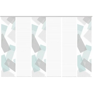 VISION S Schiebevorhang   ¦ grün ¦ Synthetik ¦ Maße (cm): B: 60 H: 260