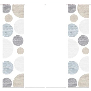 Schiebevorhang Set 4tlg. | mehrfarbig | 60 cm | 245 cm |