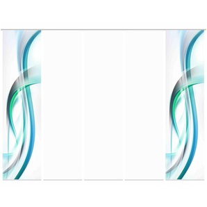 Schiebevorhang - mehrfarbig - Materialmix - 60 cm - 245 cm | Möbel Kraft