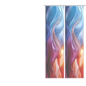 Schiebevorhang - mehrfarbig - Synthetik - 60 cm - 245 cm | Möbel Kraft