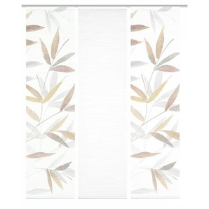 HOME in green Schiebevorhang   ¦ mehrfarbig ¦ Synthetik ¦ Maße (cm): B: 60 H: 245