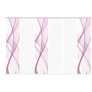 Schiebevorhang - rosa/pink - Synthetik - 60 cm - 260 cm | Möbel Kraft