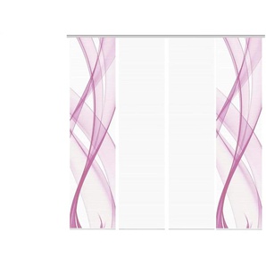 Schiebevorhang - rosa/pink - Synthetik - 60 cm - 260 cm | Möbel Kraft