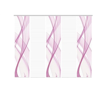 Schiebevorhang - rosa/pink - Synthetik - 60 cm - 260 cm | Möbel Kraft