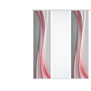 Schiebevorhang - rot - Synthetik - 60 cm - 245 cm | Möbel Kraft