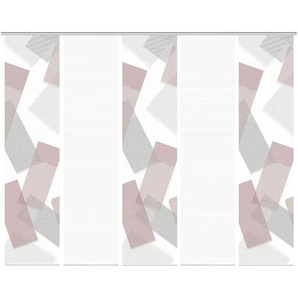 VISION S Schiebevorhang   ¦ rot ¦ Synthetik ¦ Maße (cm): B: 60 H: 260