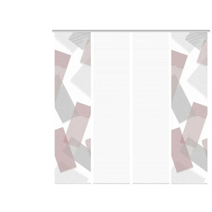 VISION S Schiebevorhang   ¦ rot ¦ Synthetik ¦ Maße (cm): B: 60 H: 260