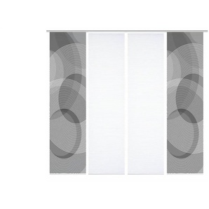 Schiebevorhang - schwarz - Synthetik - 60 cm - 245 cm | Möbel Kraft