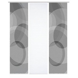 Schiebevorhang - schwarz - Synthetik - 60 cm - 245 cm | Möbel Kraft