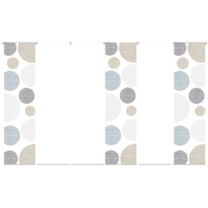 Schiebevorhang Set 6tlg | mehrfarbig | 60 cm | 245 cm |