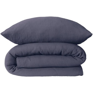 Schiesser Bettwäsche Molly aus supersofter Musselin-Qualität in gedeckten Farben, Musselin, Made in Green