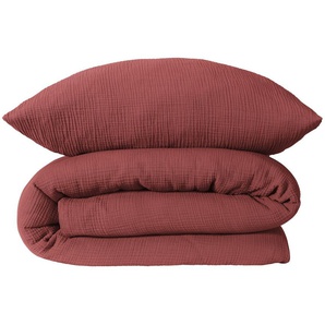 Schiesser Bettwäsche Molly aus supersofter Musselin-Qualität in gedeckten Farben, Musselin, Made in Green