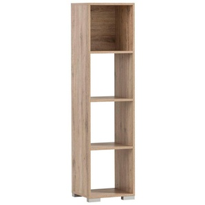 Schildmeyer Ablageregal Baku, Bücherregal, 36x142 cm, praktische offene Fächer, Made in Germany