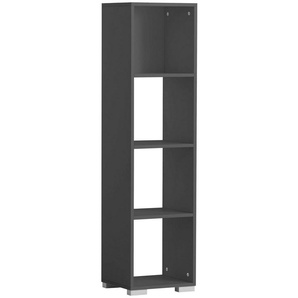 Schildmeyer Ablageregal Baku, Bücherregal, 36x142 cm, praktische offene Fächer, Made in Germany
