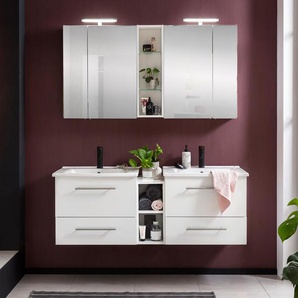 Doppelwaschtisch »Runa WT 1500« - Weiß - Holz -