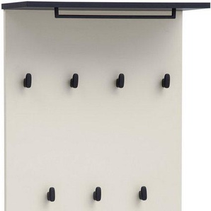 Schildmeyer Garderobenpaneel Edda, Breite 50 cm, mit 9 Kleiderhaken und praktischer Ablage, Made in Germany