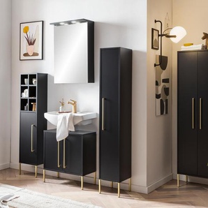 Highboard »Sarah« - gold - Holz -