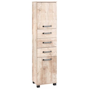 Schildmeyer Hochschrank Milan Breite 40,5 cm, mit 2 Türen, 3 Schubladen & Metallgriffen