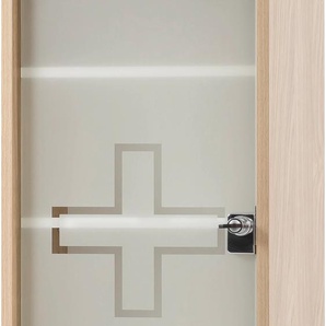 Medizinschrank SCHILDMEYER Wido Schränke Gr. B/H/T: 34,3 cm x 71,4 cm x 19,6 cm, 1 St., braun (eiche hellfarben) Apothekerschränke Breite 34 cm