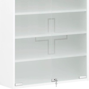 Medizinschrank SCHILDMEYER Wido Schränke Gr. B/H/T: 64,2 cm x 71,4 cm x 19,6 cm, 2 St., weiß Apothekerschränke Breite 64 cm