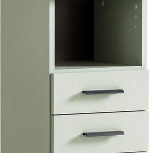 welltime Midischrank Palermo, Breite 30 cm Wechselbarer Türanschlag, Metallbeschläge, Teilauszüge