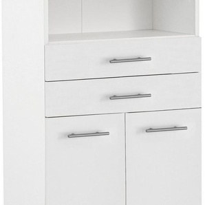 welltime Midischrank Emmi, Breite 59 cm 2 Türen, Metallbeschläge