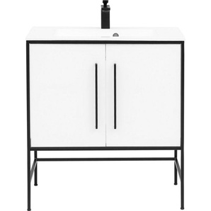 Schildmeyer Waschtisch Moris, mit Mineralgussbecken, Breite 77 cm