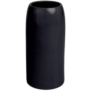 Schirmständer Carlo Schönbuch Keramik glasiert, charcole schwarz, Designer Christian Haas, 46 cm