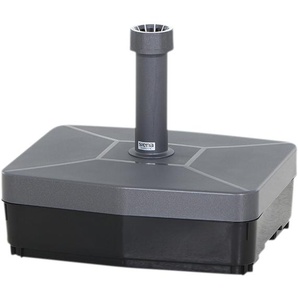 Sonnenschirmständer rollbar Roll Foot ¦ grau ¦ Maße (cm): B: 49 H: 16 T: 41.0