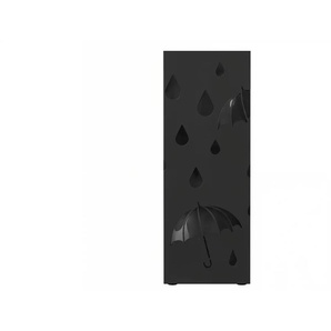Schirmständer | schwarz | Metall,Kunststoff | 15,5 cm | 49 cm |