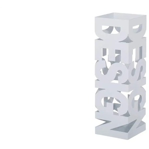 Schirmständer - weiß - Metall - 16 cm - 48 cm - cm 16,0 | Möbel Kraft