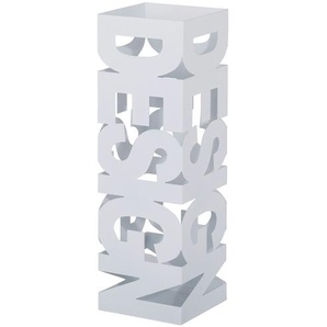 Schirmständer - weiß - Metall - 16 cm - 48 cm - 16 cm | Möbel Kraft
