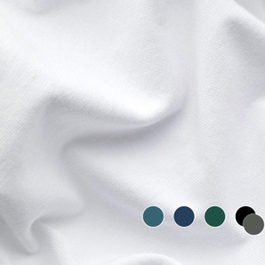 schlafgut »Easy« Jersey-Elasthan Spannbettlaken für Topper L / 665 Green Mid