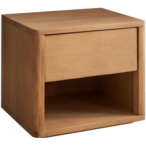 Schlafkontor Hilla Nachtkommode Nadelholz Massiv/Eichefarbig/1