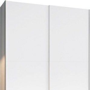 Schlafkontor Schwebetürenschrank Heimo/Fast Schrank Kleiderschrank Garderobe ´s CHOICE geringe Tiefe, ausziehbarer Kleiderstange, Garderobenschrank, 6 Böden