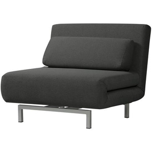 Schlafsessel COPPERFIELD Grau/Anthrazit Stoff Zahira 92 x 78 x 85cm