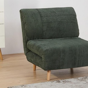 Schlafsessel - Cord - Dunkelgrün - PALULA