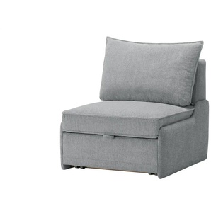 Schlafsessel  Polly de Luxe ¦ grau ¦ Maße (cm): B: 90 H: 95 T: 104.0