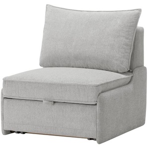 Schlafsessel  Polly de Luxe ¦ grau ¦ Maße (cm): B: 90 H: 95 T: 104.0