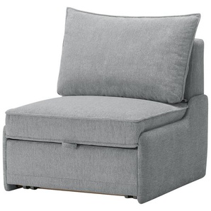 Schlafsessel  Polly de Luxe ¦ grau ¦ Maße (cm): B: 90 H: 95 T: 104