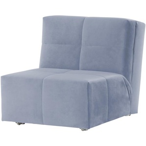 nehl Schlafsessel  Solino ¦ blau ¦ Maße (cm): B: 85 H: 85 T: 102