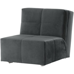 nehl Schlafsessel  Solino ¦ grau ¦ Maße (cm): B: 85 H: 85 T: 102