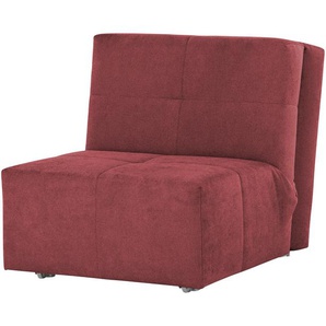 nehl Schlafsessel  Solino ¦ rot ¦ Maße (cm): B: 85 H: 85 T: 102