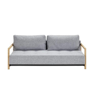 Schlafsofa Webstoff Akkito ¦ grau ¦ Maße (cm): B: 210 H: 70 T: 112.0