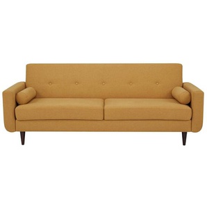 Schlafsofa Alama 3-Sitzer, Senfgelb