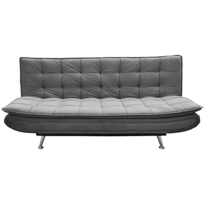 Schlafsofa Annette, samtgrau, Liegefläche ca. 119 x 197 cm