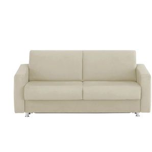 Schlafsofa aus Mikrofaser München ¦ beige