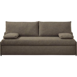 Schlafsofa BALI Nizza Sofas Gr. H/T: 93 cm x 98 cm, Medicare - Bezug abnehmbar, bis 60 Grad C waschbar, gemäß Textilkennzeichnung-Sitzmatratze: Höhe ca. 17 cm, Lfl. 90x200 cm-Auszugmatratze : Höhe 14 cm, Lfl. 80x200 cm-Ummantelung aus hochwertigem