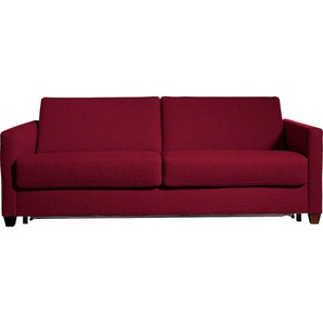 Schlafsofa BALI Norwalk Sofas Gr. B/H/T: 182 cm x 83 cm x 100 cm, Material, Ausführung, rot (dunkelrot) Einzelsofas